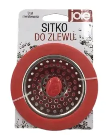 joie-sitko-do-zlewu-czerwone-stal-nierdzewna