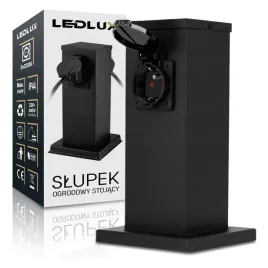 slupek-ogrodowy-elektryczny-o-wysokosci-22cm-wyposazony-w-2-gniazda-hermetyczne-230v
