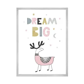 plakat-idealny-dla-dziecka-napis-dream-big-21x297-cm-ramka-srebrna