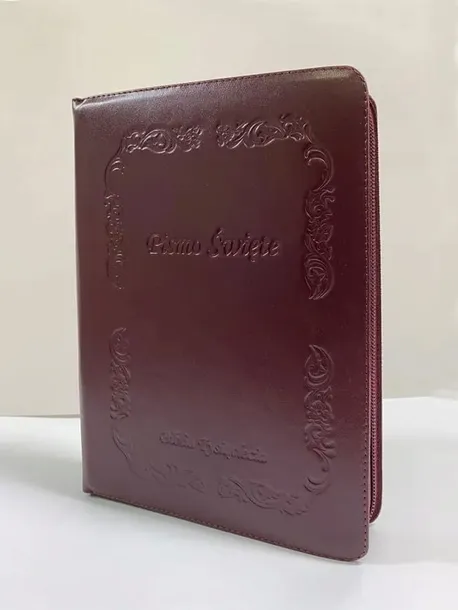 BIBLIA TYSIĄCLECIA PISMO ŚWIĘTE ST I NT etui skóra oprawa bordo paginatory