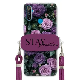 etui-do-realme-c3-sliwkowy-sznurek-crossbody-uchwyt-urokliwe-purple-roses
