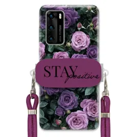 etui-do-huawei-p40-sliwkowy-sznurek-crossbody-uchwyt-urokliwe-purple-roses