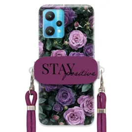 etui-do-realme-9-5g-sliwkowy-sznurek-crossbody-uchwyt-kobiece-purple-roses