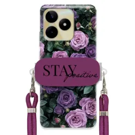 etui-do-realme-c53-sliwkowy-sznurek-crossbody-uchwyt-urokliwe-purple-roses