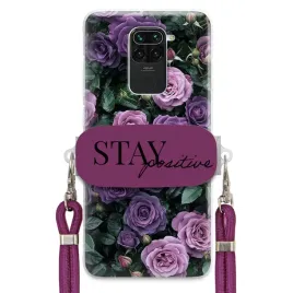 etui-do-xiaomi-redmi-note-9-sliwkowy-sznurek-crossbody-uchwyt-purple-roses
