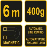 pion-murarski-toya-6-m-na-lince-magnetyczny-zwijany-400-g-z-magnesem-marka-vorel