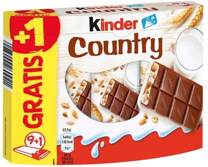 Batoniki Kinder Country 10x23,5g