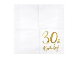 serwetki-30th-birthday-biale-33x33cm-20-szt-partydeco