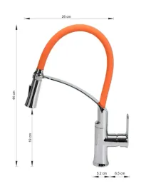 bateria-kuchenna-stojaca-srebrna-flexible-kran-zlewozmywak-fala-70-zn