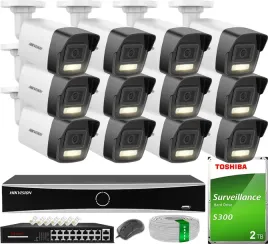 monitoring-hikvision-12-kamer-ip-6mpx-smart-hybrid-light-zewnetrzny-hdd-2tb