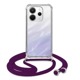 etui-do-xiaomi-redmi-note-14-4g-antishock-przezroczyste-sznurek-sliwkowy