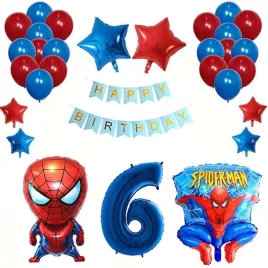 zestaw-balonow-balony-na-szoste-6-urodziny-spiderman-niebieski