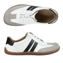 buty-barefoot-damskie-olivier-1287-skorzane-biale-z-czarnym-36
