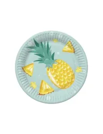 talerzyki-papierowe-egzotyczne-owoce-ananas-18-cm-8-szt-urodziny-wakacje