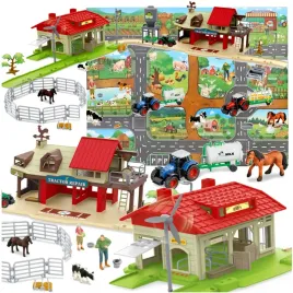farma-gospodarstwo-mata-zagroda-stodola-traktory-makieta-figurki-zwierzeta