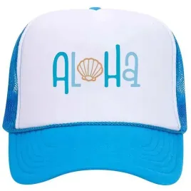 czapka-z-daszkiem-trucker-niebieska-na-lato-wiosne-youth-girly-vibe-aloha