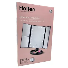 hoffen-lusterko-trojdzielne-z-podswietleniem-22-led-kolor-czarny