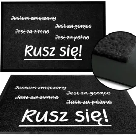 wycieraczka-wejsciowa-monochrom-czarna-pod-drzwi-40x60-napis-rusz-sie-wzor