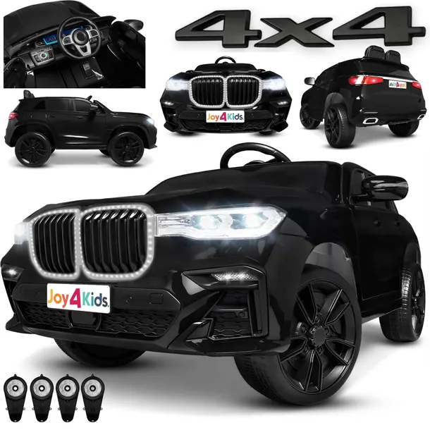 Duży SUV dla dziecka auto na akumulator X8 SPORT napęd 4x4 Skóra Lakier