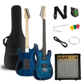 zestaw-gitara-elektryczna-4-4-wzmacniacz-pokrowiec-tuner-kostki-niebieska