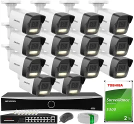 monitoring-hikvision-14-kamer-ip-6mpx-smart-hybrid-light-zewnetrzny-hdd-2tb