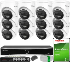 monitoring-hikvision-12-kamer-ip-6mpx-smart-hybrid-light-zewnetrzny-hdd-2tb