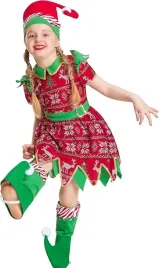 elf-kostium-dzieci-ikali-buty-czapka-4-6-lat
