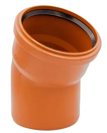 kolano-kanalizacyjne-fi-160-30-pomaranczowe-pcv-pp