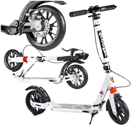 hulajnoga-urban-scooter-biala-czarna-2-kolka-hamulec-tarczowy-skladana