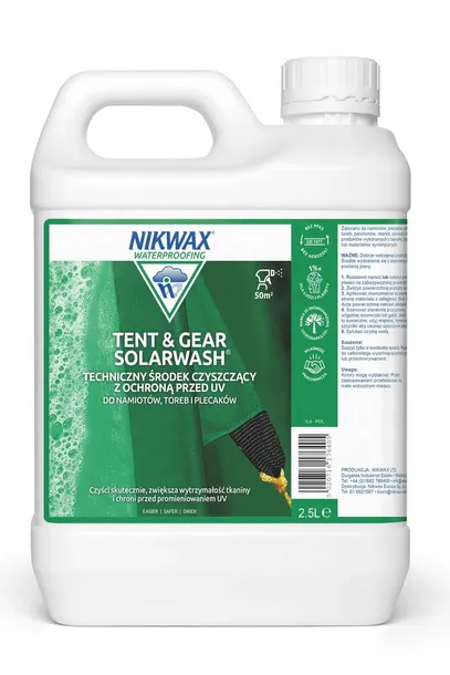 Środek do czyszczenia namiotów i sprzętu z ochroną UV Nikwax Tent and Gear