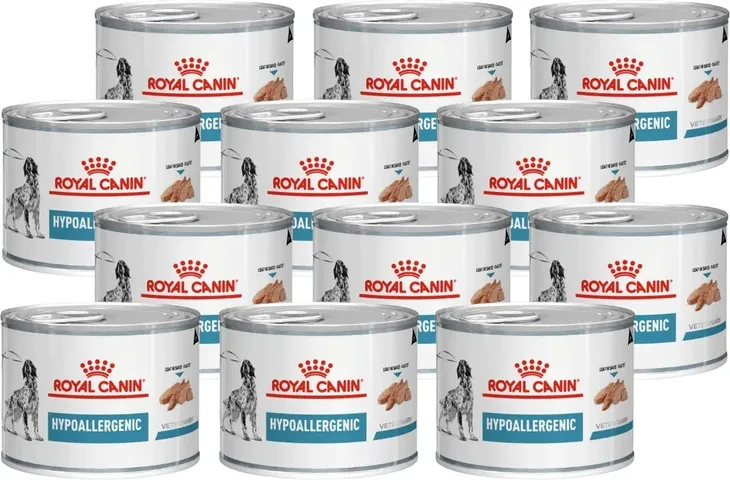 Royal Canin Hypoallergenic Pies puszka 12 x 200 g