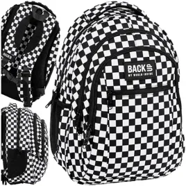 plecak-szkolny-mlodziezowy-derform-backup-czarno-biala-kratka-szachownica