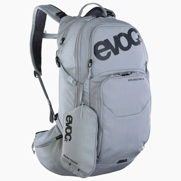 Plecak turystyczny rowerowy Evoc Explorer Pro 30L silver 100212110