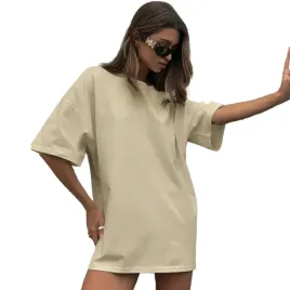 koszulka-damska-oversize-dluga-t-shirt-bezowa-tunika-mini-sukienka-xl