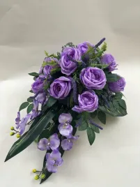 kompozycja-kwiaty-na-grob-cmentarz-bukiet-doniczka-sztuczne-kwiaty