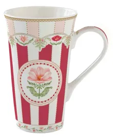 duzy-kubek-porcelanowy-600-ml-czerwone-paski-motyw-kwiatow-ozdobne-pudelko