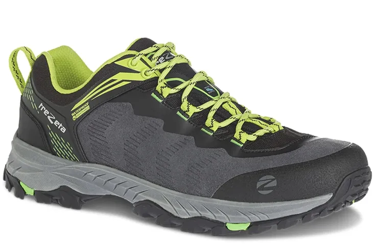 Buty męskie trekkingowe niskie Trezeta Hype WP Grey-Lime - 9,5