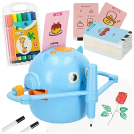 edukacyjny-robot-do-nauki-rysowania-i-angielskiego-zestaw-100-kart-fiszki