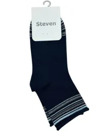 dlugie-skarpetki-bawelniane-steven-granatowe-w-paski-rozm-38-40