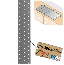 plytka-perforowana-plaskownik-lacznik-ciesielski-plaski-blacha-60x300x20mm