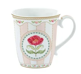 kubek-porcelanowy-275-ml-rozowo-biale-paski-motyw-kwiatow-ozdobne-pudelko