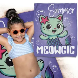 recznik-kapielowy-60x75cm-recznik-dzieciecy-koci-domek-gabi-summer-meowgic