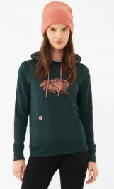 bluza-damska-bambusowa-z-kapturem-viking-panaka-7300-ciemna-zielen-l
