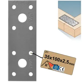 lacznik-montazowy-plaski-plytka-ciesielska-z-otworami-wymiar-100x35x25mm