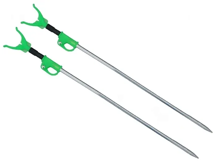 ZESTAW PODPÓRKI WĘDKARSKIE TELESKOPOWE ALUMINIOWE 60/110 cm 2 SZT-PODPÓRKA