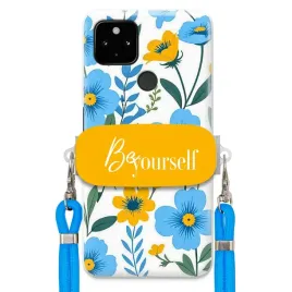 etui-do-google-pixel-4a-5g-kwiaty-trendy-viral-uchwyt-sznurek-niebieski