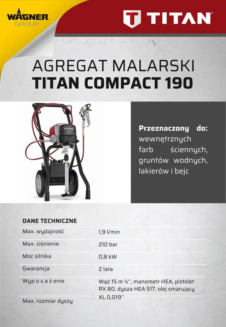 agregat-malarski-titan-compact-190-stan-nowy