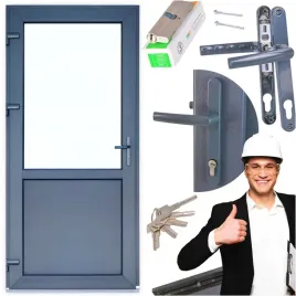 drzwi-zewnetrzne-pcv-prawe-antracyt-przeszklone-110-x-210-na-magazynie
