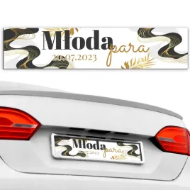 tablica-samochodowa-dla-mlodej-pary-slubne-imiona-data-wzory-pcv-50x11-cm