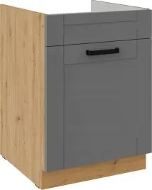 szafka-luna-60-dolna-pod-zlew-szuflada-ciemnoszary-artisan-prowansalski